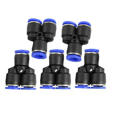 

Push-to-Connect 6mm Y-Shape Pneumatic Tubing Quick Fitting 5Pcs