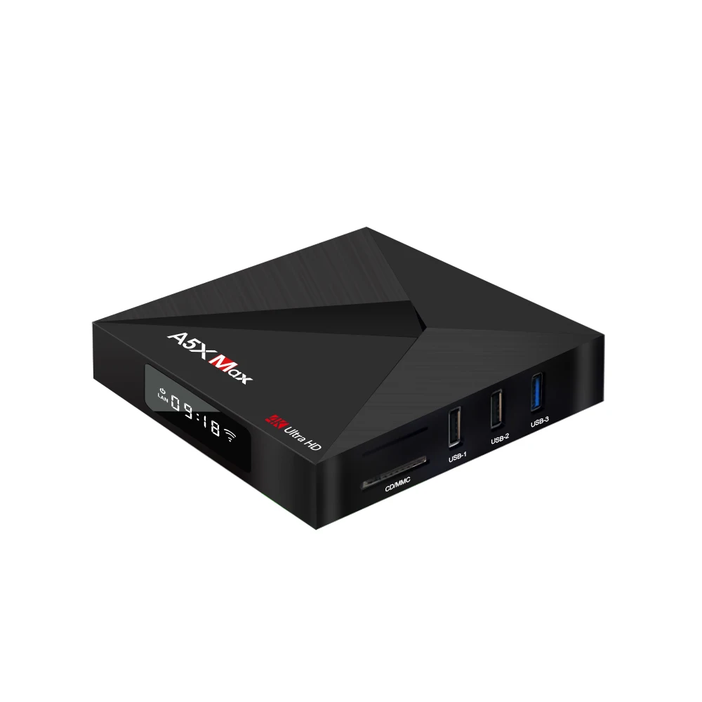 A5X Max 4GB/32GB Smart tv box android 7.1 RK3328 WiFi UHD 4K BT4.0 Plus Media player Set top PK X96MINI | Электроника