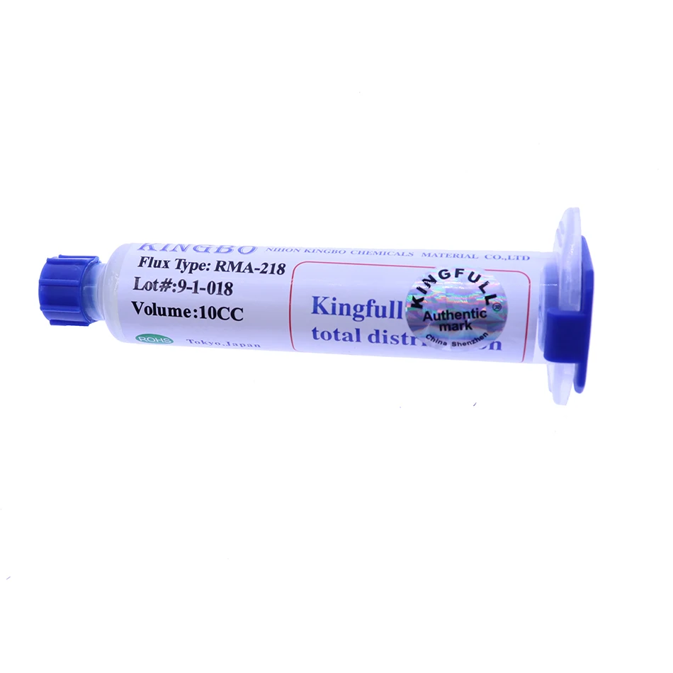 Сварочные флюсы KINGBO RMA-218 10CC флюс без очистки низкодымовая паяльная станция BGA обычно используется 218 флюс