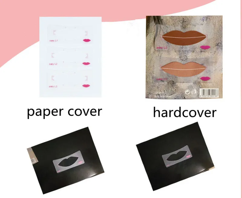 Трафарет для губ трафарет 3 модели шаблон инструменты макияжа красивые