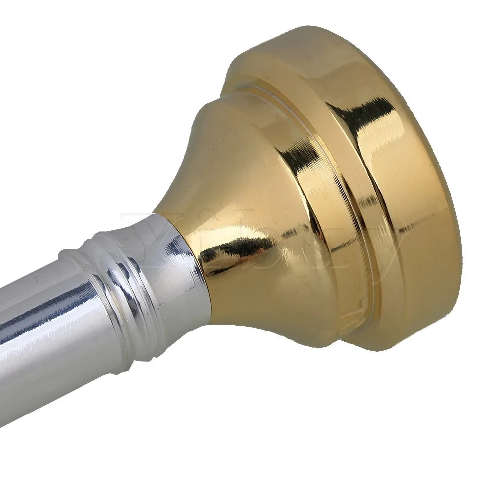 Yibuy 4 золотистые трубы фото + Посеребренная Латунная Труба мундштук|trumpet