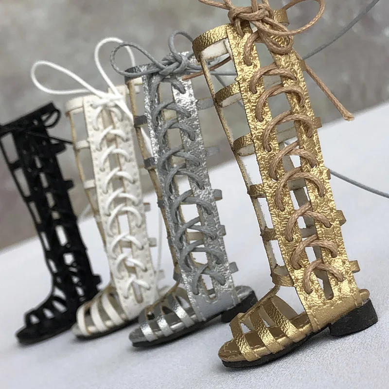 1 пара модных ботинок в римском стиле для кукол Blyth Azone OB24 Holala аксессуары