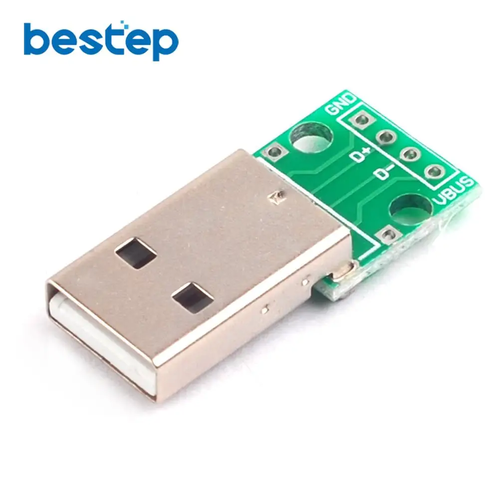 2 шт. адаптер конвертер USB на DIP для печатной платы 54 мм|usb supply|usb tousb to dip |