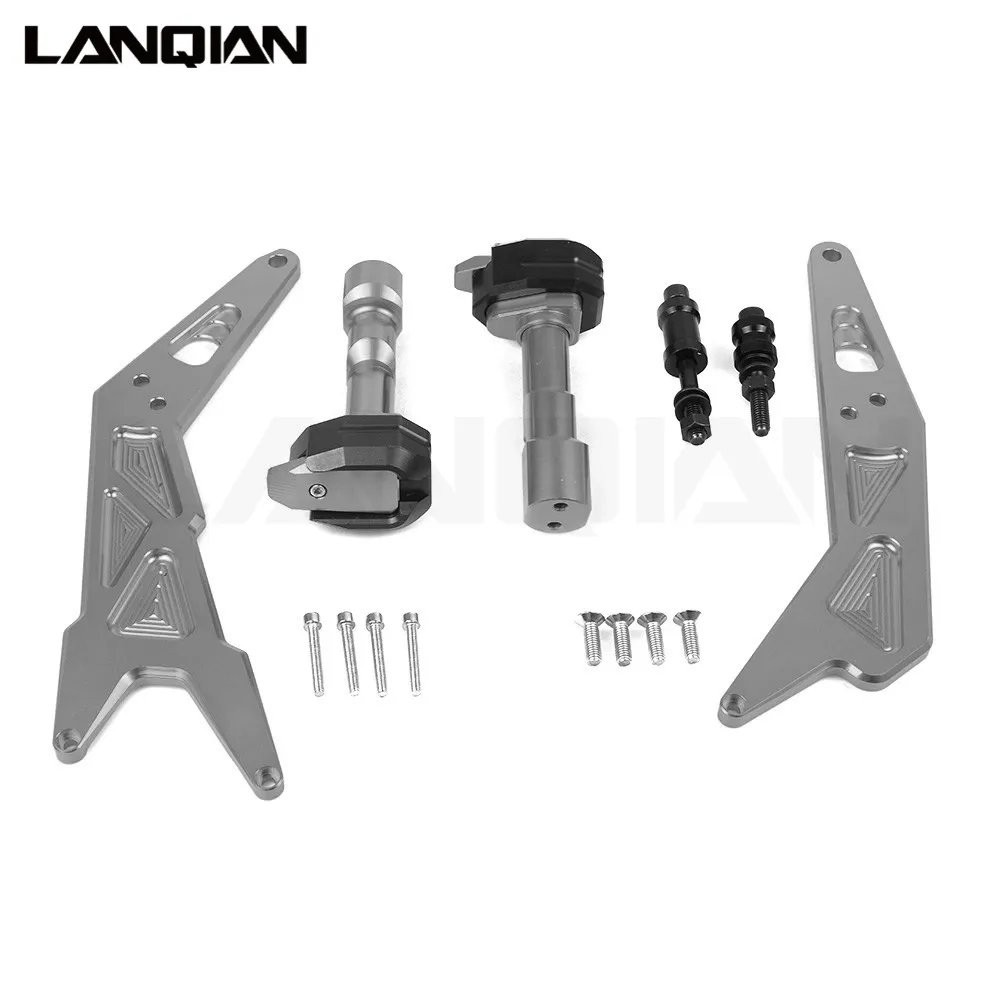 CNC мотоциклетная Рама Ползунки защита двигателя Pad боковая для KAWASAKI NINJA300 2013 2016 NINJA