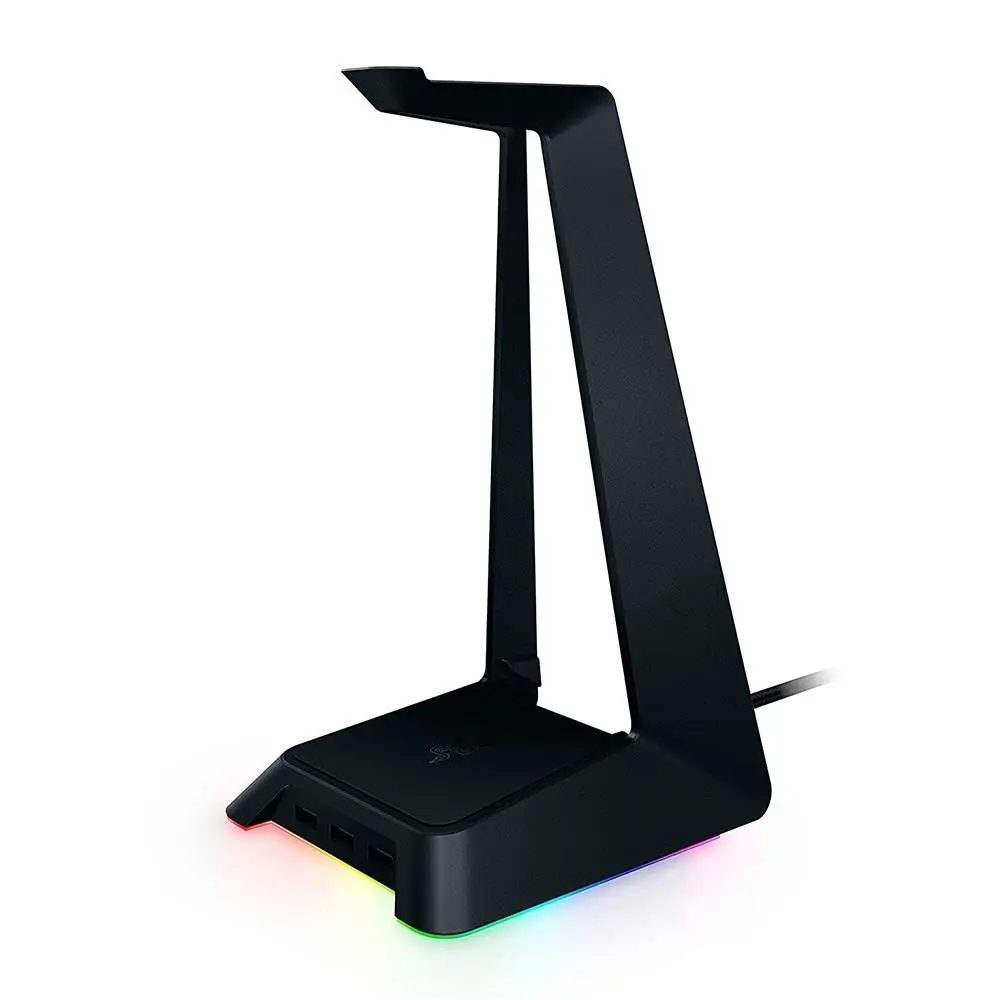 Base Station Chroma Оригинальная базовая станция razer, подставка для гарнитуры, Chroma RGB с поддержкой 3 usb-хаб, 16,8 миллионов цветовых комбинаций, игровая Подставка для наушников - Цвет: Base Station Chroma