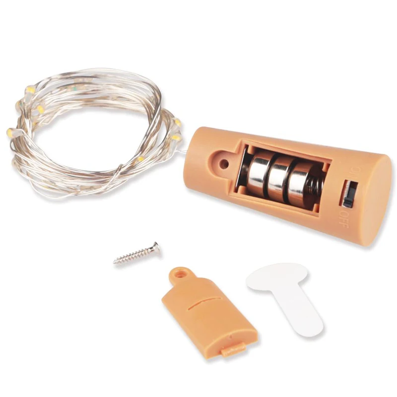 Novelty Wine Bottle Cork Copper String Lights 20 LED Wire light DIY Party Christmas Halloween Wedding | Лампы и освещение
