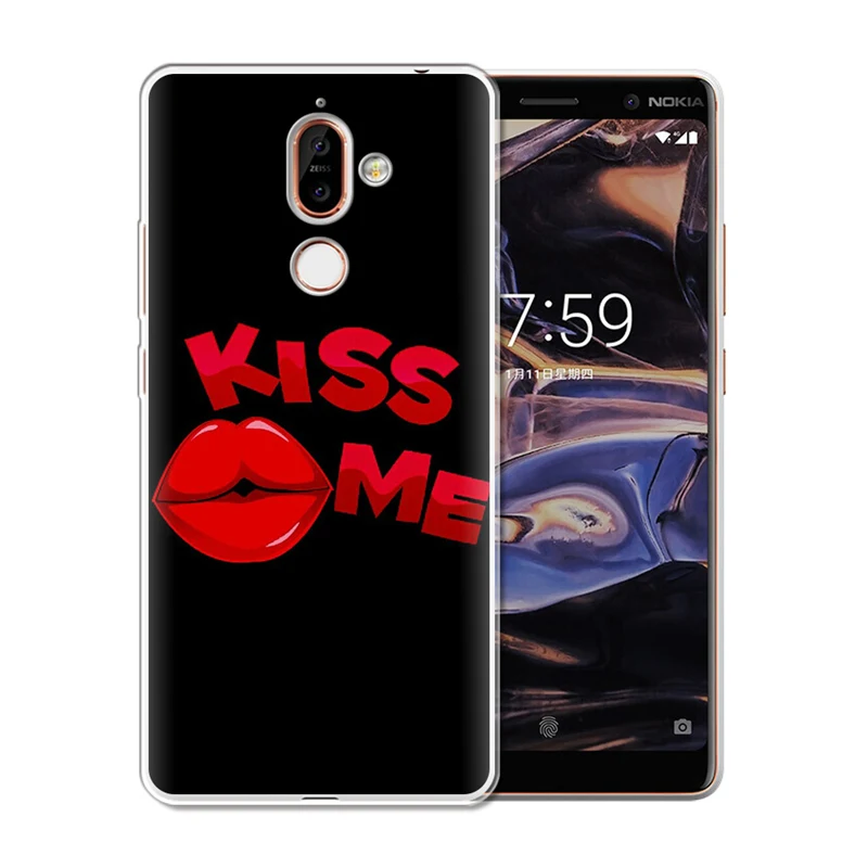 Чехол с изображением фламинго Человека-паука для Nokia 1 3 5 8 6 2 7 Plus 9 X6 2018 X7 |