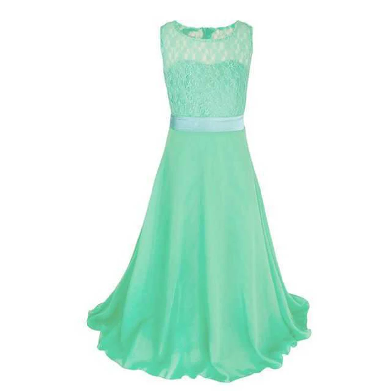 new Lace Princess Girl Dress Children Clothing Pageant Teenage Girls Clothes 4-14 |