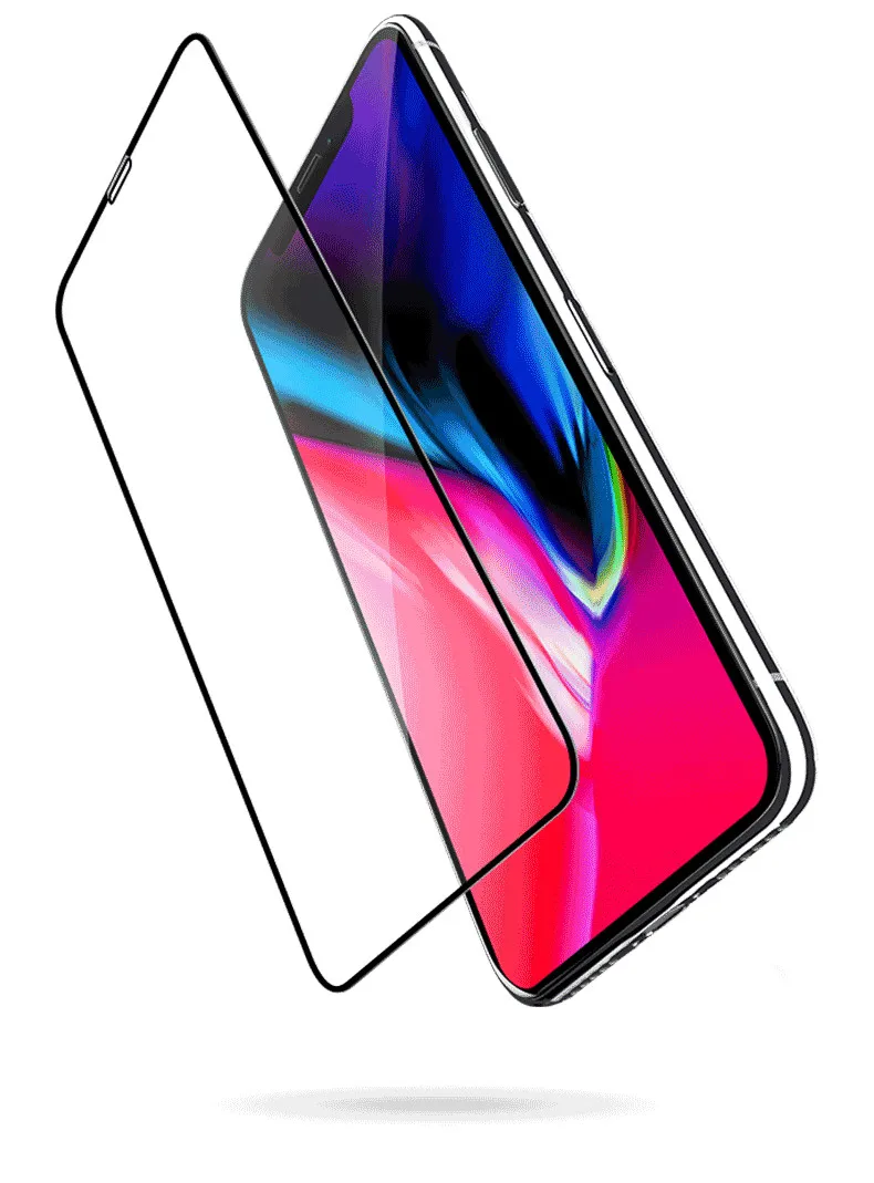 2 шт./лот для iPhone XS Max, закаленное стекло на весь экран, Защитная пленка для iPhone XR, стекло для iPhone XS