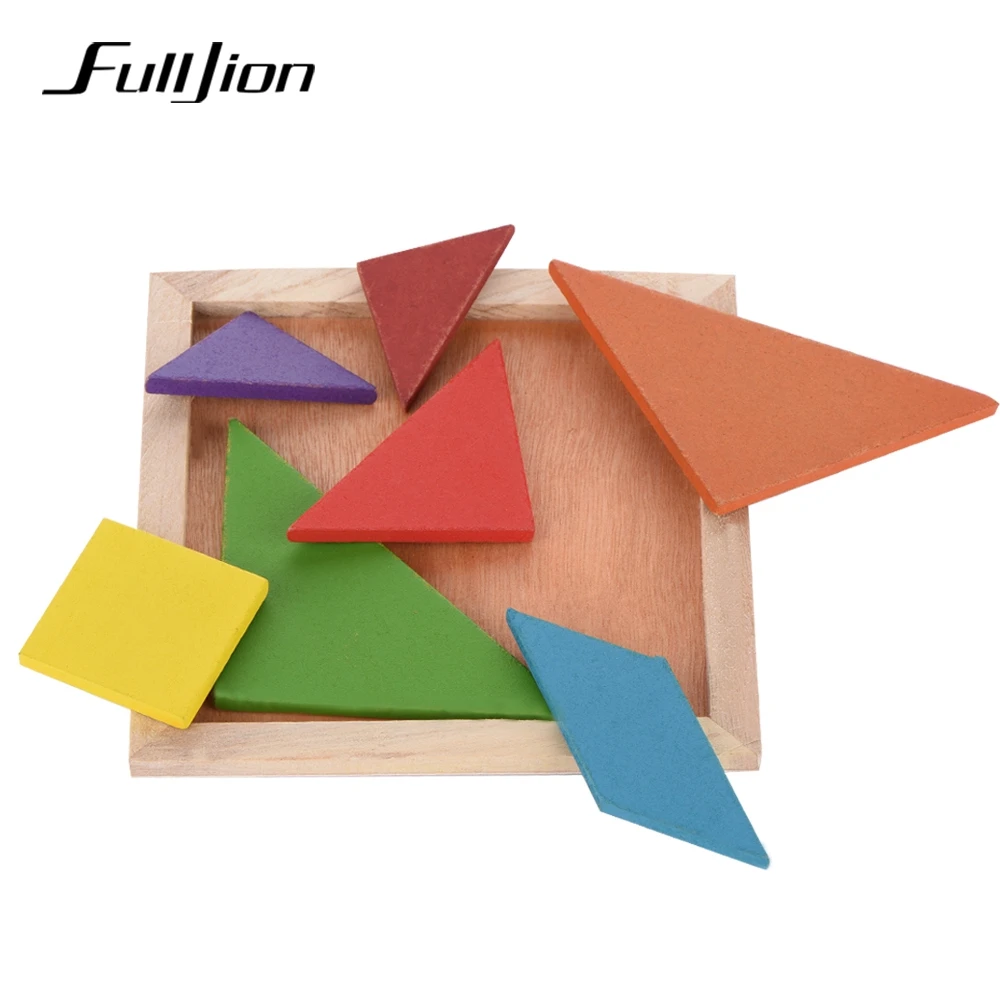 Fulljion пазл деревянные игрушки для детей Обучающие образовательные 3d головоломки