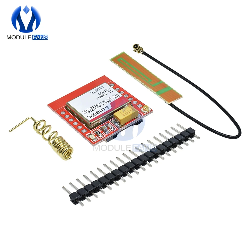 Наименьший электронный модуль сделай сам SIM800L GPRS GSM карта MicroSIM Core плата