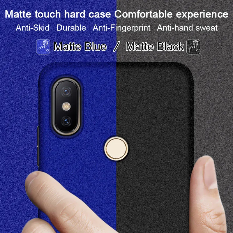iMak Cowboy Frosted Shell Hard Cover Phone Case For Redmi Y2 + Screen Protector Film Xiaomi S2 |
