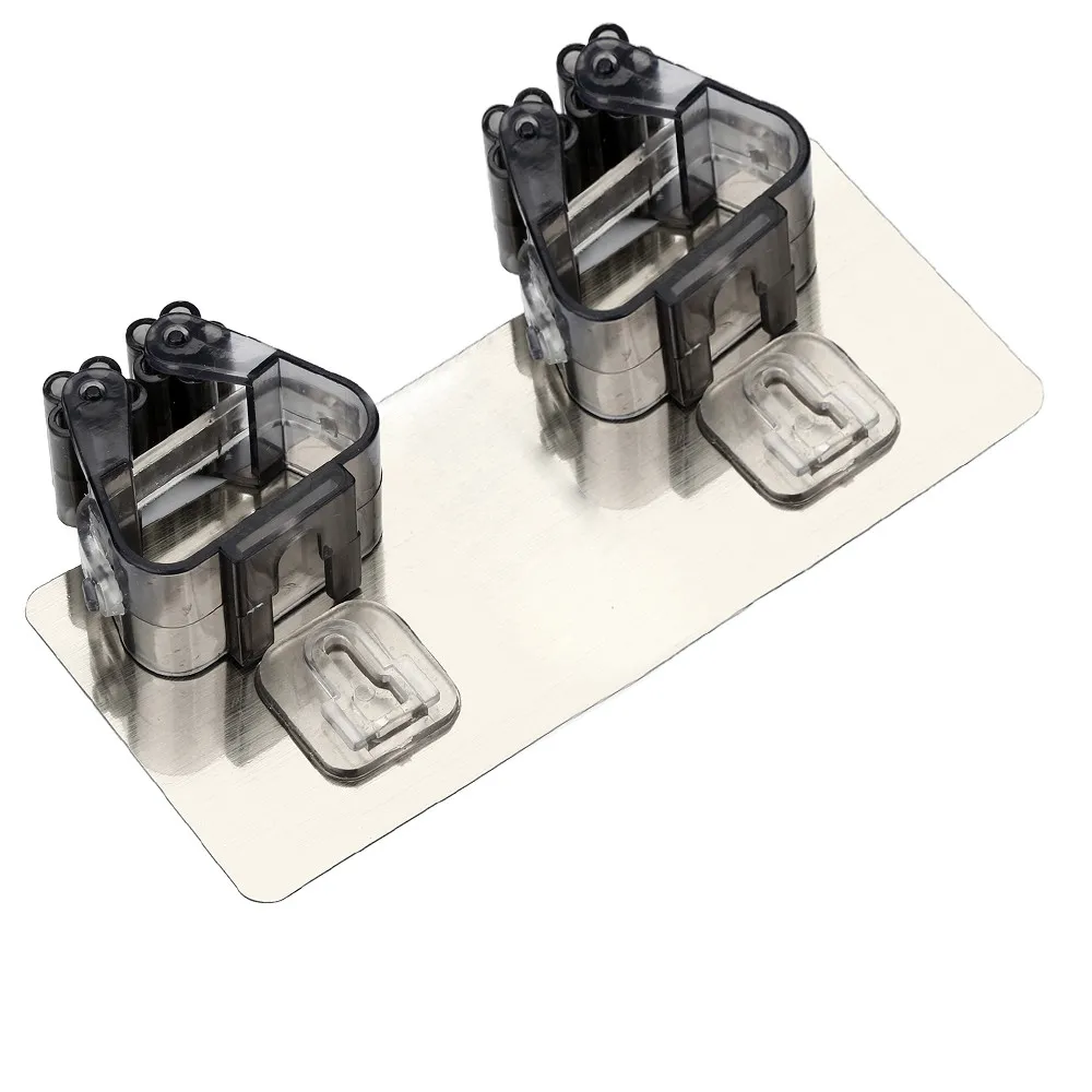 

Rack Wall Stick Mop Holder Home Space Holder Saver Broom Brushes Mop Knob Hook Hanger Support Organizer