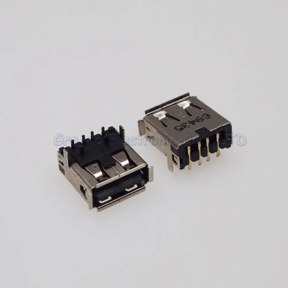 20 шт./лот разъем USB 2 0 с двумя фиксационными ножками|usb 3g|jack usbjack box |
