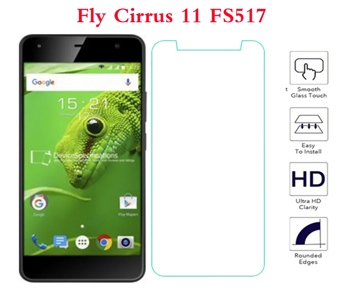 Новая защитная пленка для Телефона Fly Cirrus 11 FS517 смартфонов из закаленного