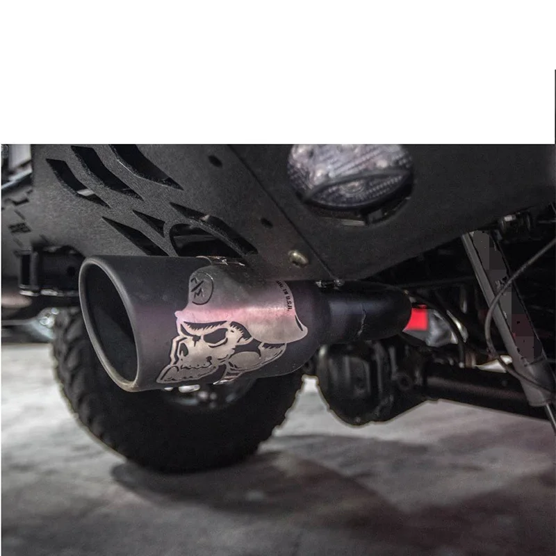 " двойной сплит выхлопной 07-17 для Jeep Wrangler& Wrangler Unlimited JK 3.6L& 3.8L Авто продукты