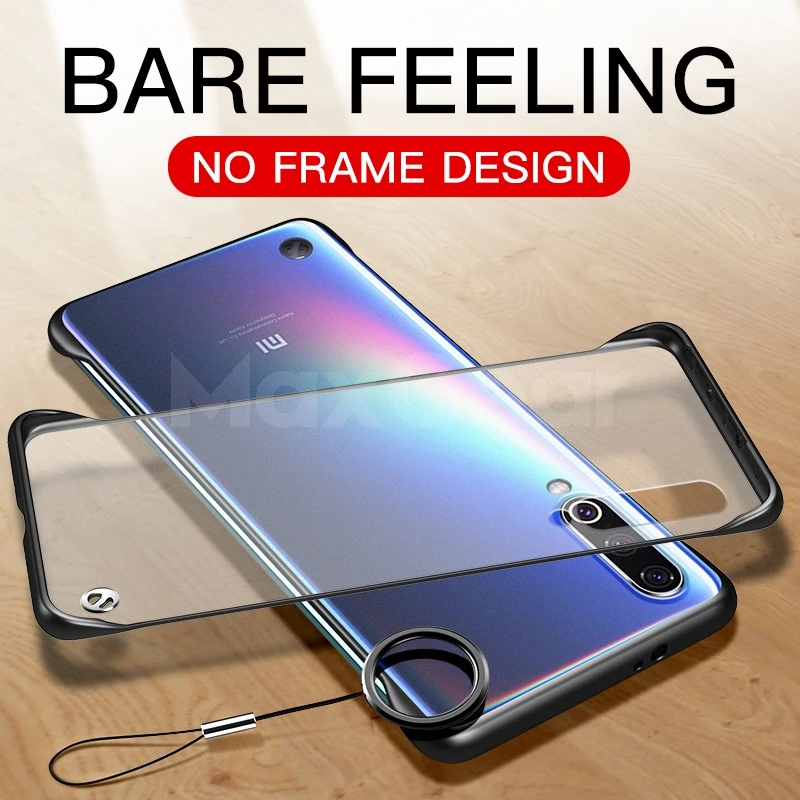 Frameless Case For Xiaomi Mi 9T Transparent Coque CC9 9 SE Silicone Redmi K20 Pro 7A Funda Luxury Capa Bumper |