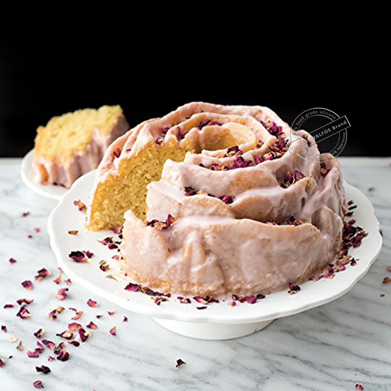 WALFOS Роза силиконовая форма для выпечки 9 дюймов мусс мороженого хлеба сковорода