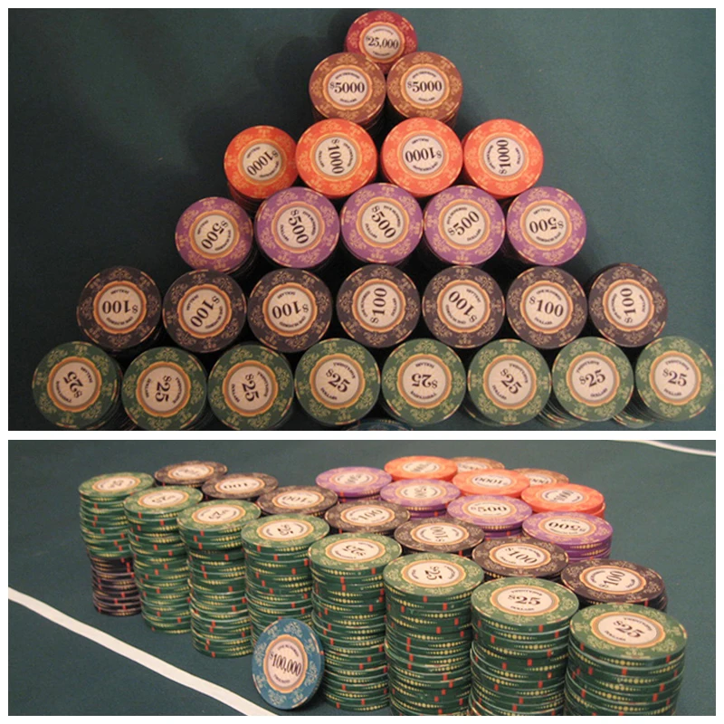 Керамические фишки для покера в стиле Персии иранский дизайн 40*3 мм 10 г|poker chip set|chip