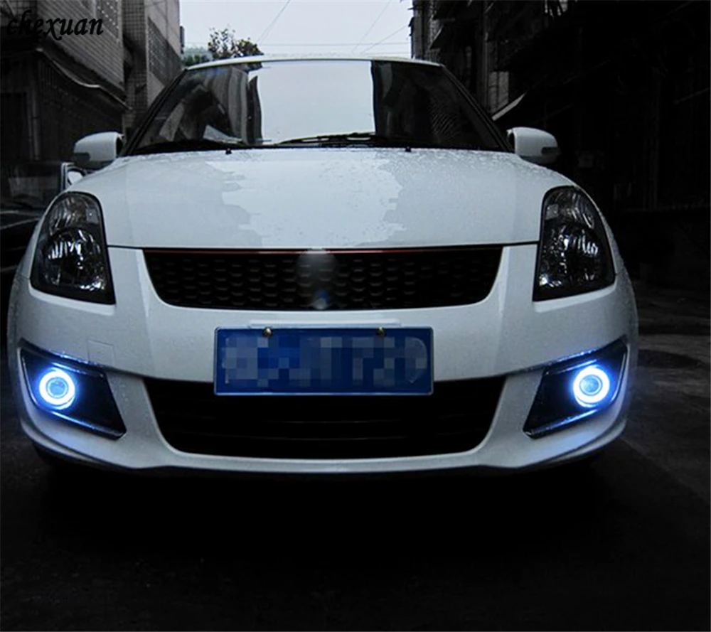 CSCSNL 1 комплект 30 Вт 2 5 дюйма 3 0 64 мм 76 89 Автомобильный COB Angel Eyes Противотуманные фары