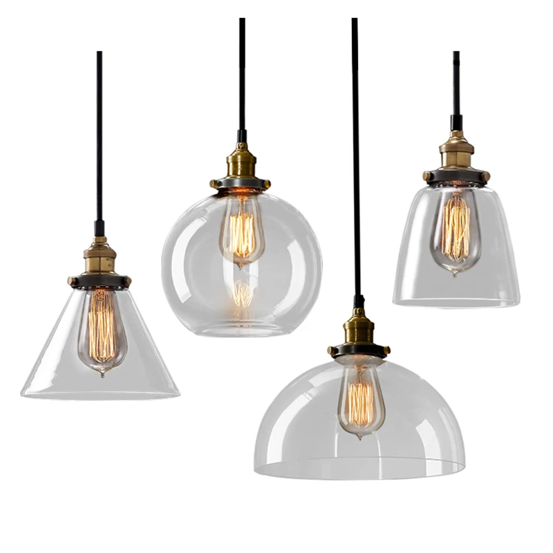 Винтажные подвесные светильники в стиле ретро E27 потолочный светильник лофт