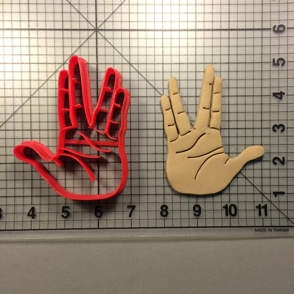 Рот с язычком печенья набор форм для фондана инструменты сделано 3D Печатный