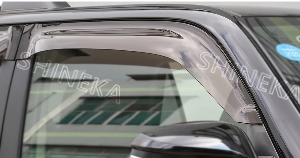 SHINEKA навесы и навесы для Toyota 4runner автомобиль смолы дождь дефлектор ветра щит козырек для Toyota 4runner до Accessries