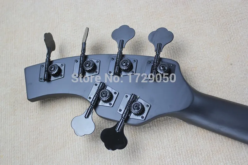 Free Shipping New Arrival Top Qulity Music Man Bongo Metal black 6 Strings Active Pickups Bass Guitar Musicman 2015 | Спорт и