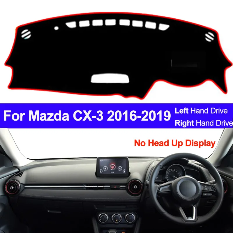 Двухслойный чехол для внутренней панели автомобиля Mazda CX-3 CX3 2016 2017 2018 2019 коврик