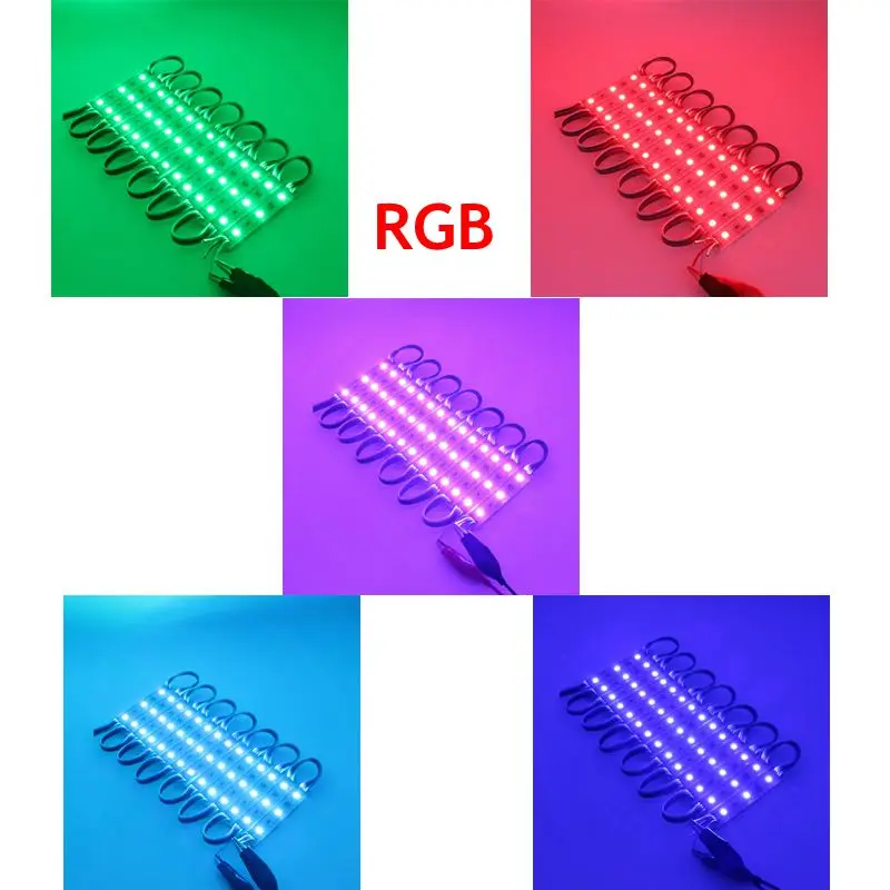 SZYOUMY 1500 шт 5050 3 светодиодный модуль водонепроницаемый IP65 DC12V RGB/W/WW/R/G/B/Y