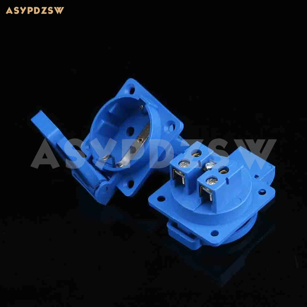 4 PCS 16A/250V 2P+E SOCKET SF-312 Pure copper EU standard AC power supply socket | Электроника
