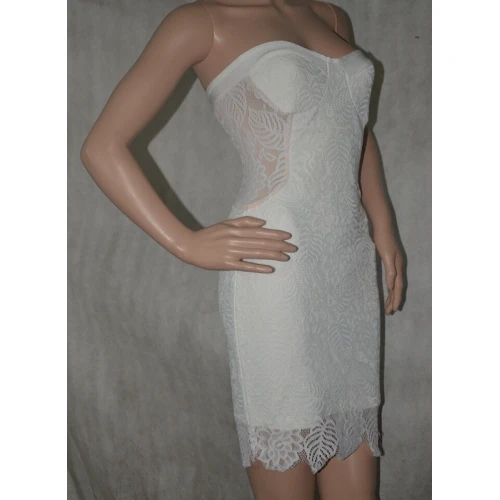 Вечеринка Знаменитости Ночной Клуб Выше Колена Мини С Плеча Кружева Платье 2017