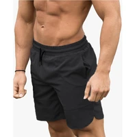 new brand summer solid color patchwork quick drying shorts men gyms sweatpants fitness mens shorts slim fit sportswear clothes