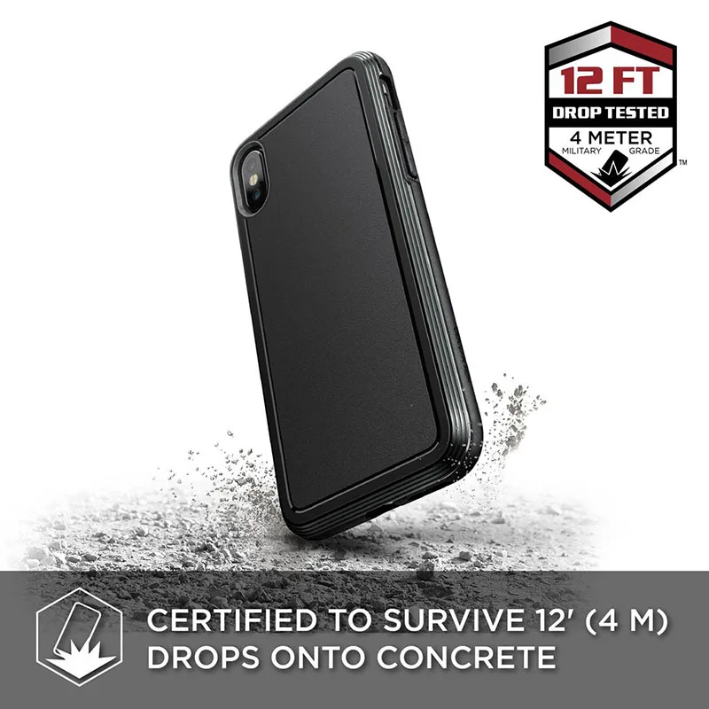 X-Doria Defense Ультра чехол для телефона iPhone XS X военный класс падение протестированный