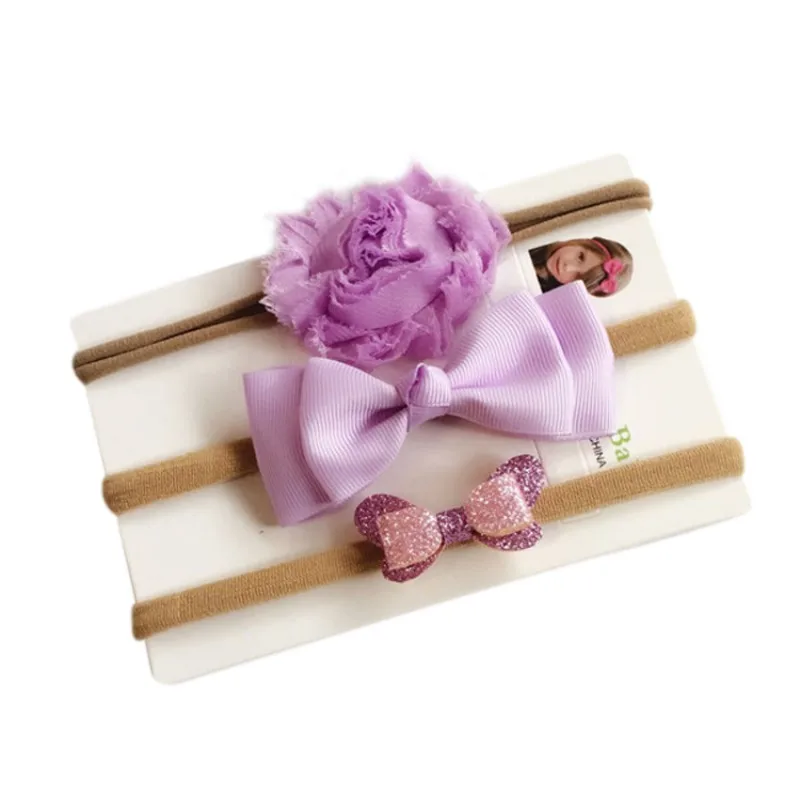 3Pcs girls flowers hair clips hairpins toddlers kids Bow safe Barrettes Hair Accessories Flower gift set | Детская одежда и обувь