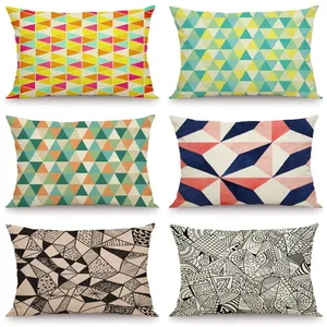 Чехол для подушки XUNYU 30X5 0 см40x60 см, Мультяшные геометрические наволочки, Декоративные Чехлы для дивана, спальни, JX037