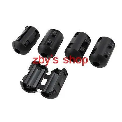 5 Pcs Black 7mm Inner Dia Cord Ferrite Core Noise Suppressor Filter fit
for 5-8mm cables UF70B