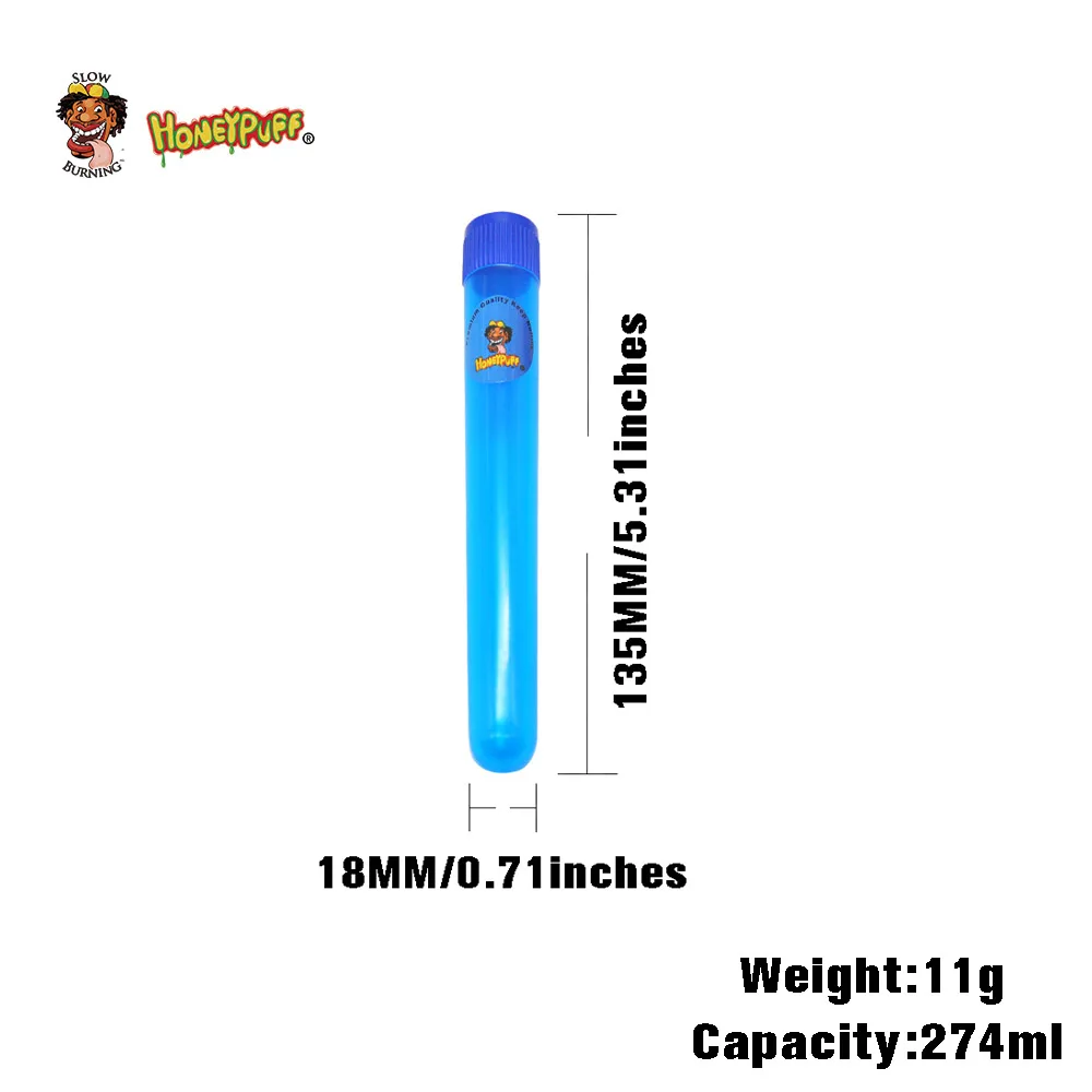 12pcs Plastic King Size Tube Doob 135 MM Vial Waterproof Airtight Smell Proof Odor Cigarette Solid Storage Sealing Container | Дом и сад