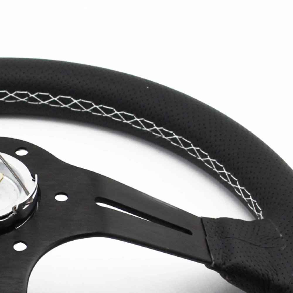 Универсальная глубокая тарелка на руль из мягкой кожи 14 дюймов средней длины для