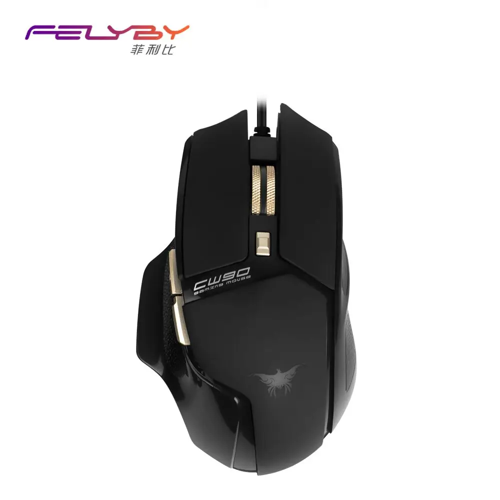 Высококачественная Проводная игровая мышь FELYBY проводная CW90 4 вида цветов