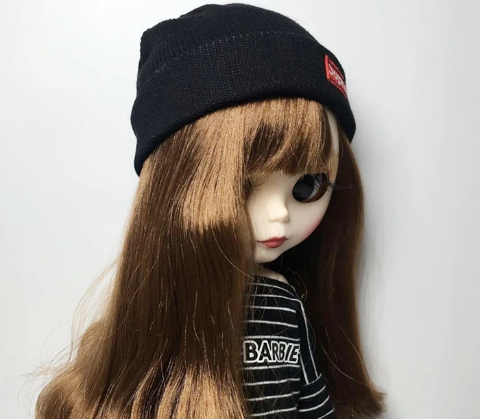 1 шт. крутая Мода карамельный цвет вязаная шапка для blyth куклы в шляпах Для 1/6 аксессуары для кукол