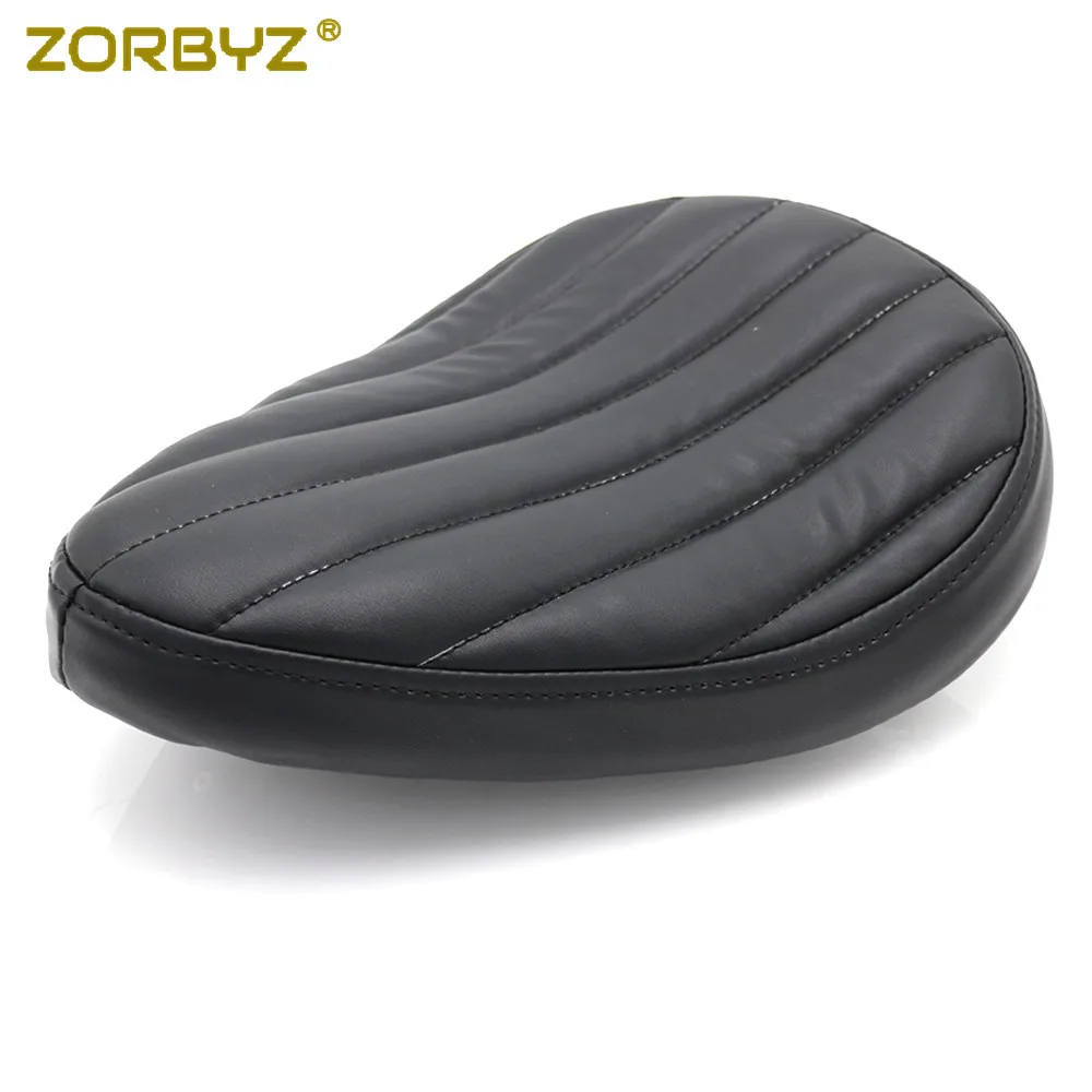 ZORBYZ Tuck & Roll PU кожаный сольный кронштейн для сиденья Весна Harley Bobber Chopper на заказ| |