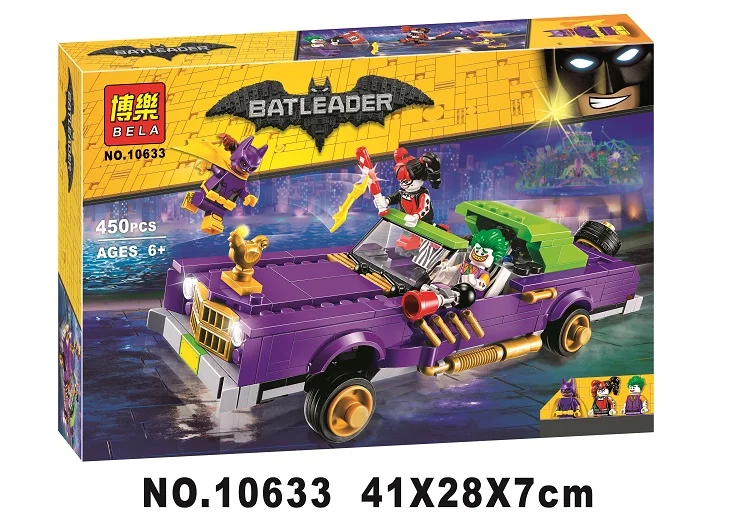 Оригинальные серии набор Joker's Lowrider строительные блоки кирпичи Обучающие