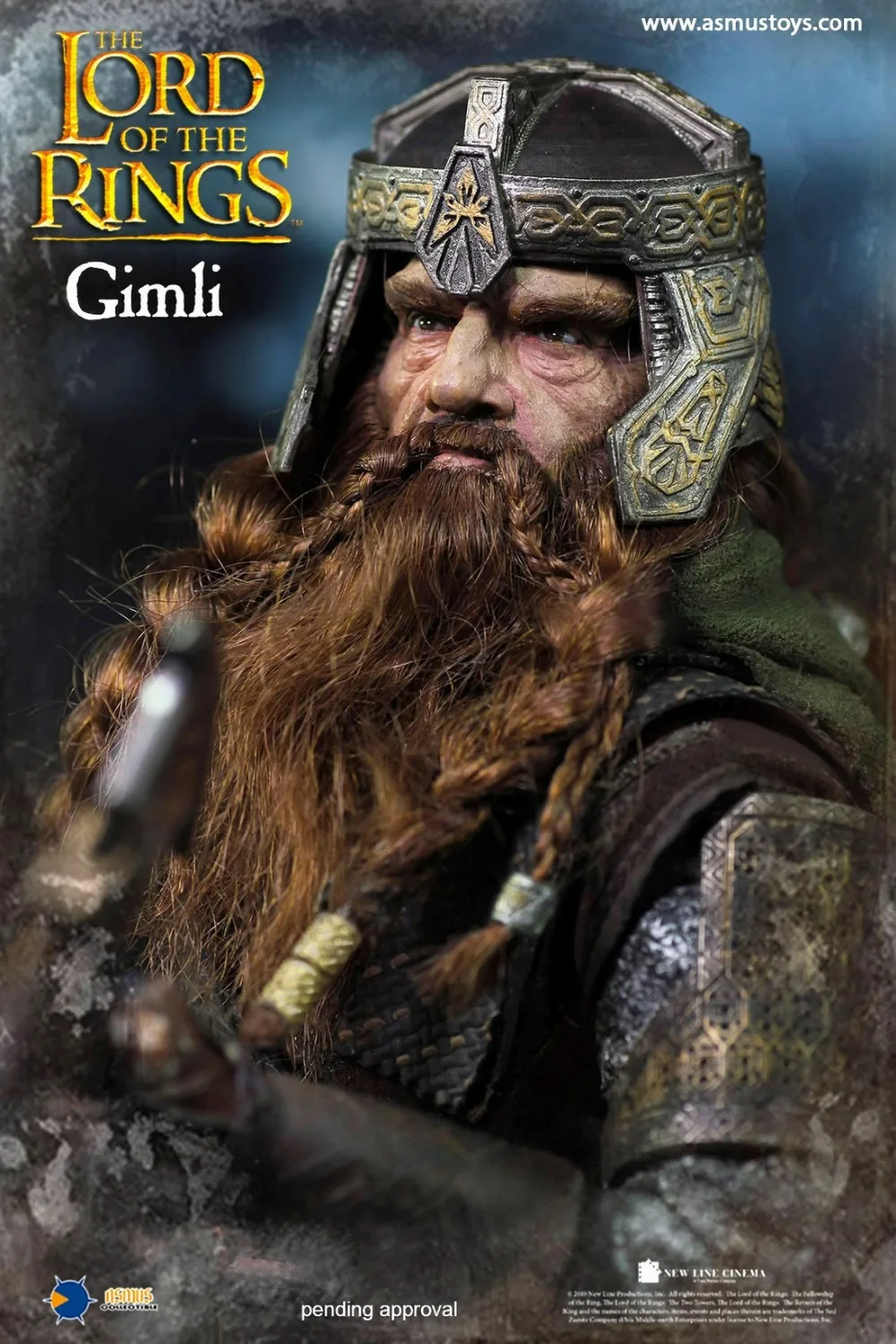 1/6 масштабная Коллекционная Фигурка Властелин колец Gimli 20 см фигурка куклы пластмассовые игрушечные модели D1834