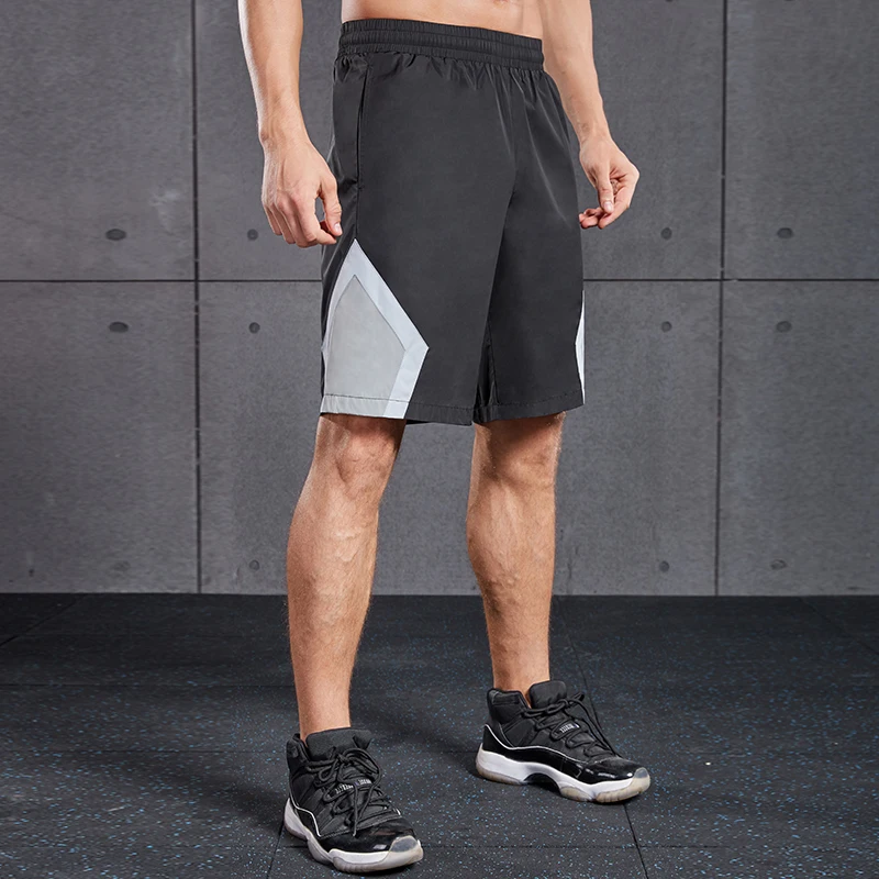 Vansydical Sports Shorts Mens Summer Running Training Fitness Shorts Breathable Quick Dry Basketball Gym Shorts