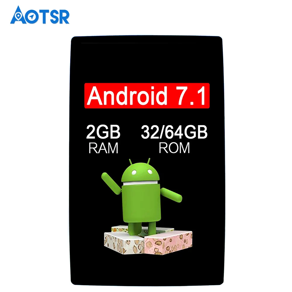 Универсальная Автомобильная Мультимедийная система Tesla Android 12 8 4 + 32 ГБ 1 дюйма без