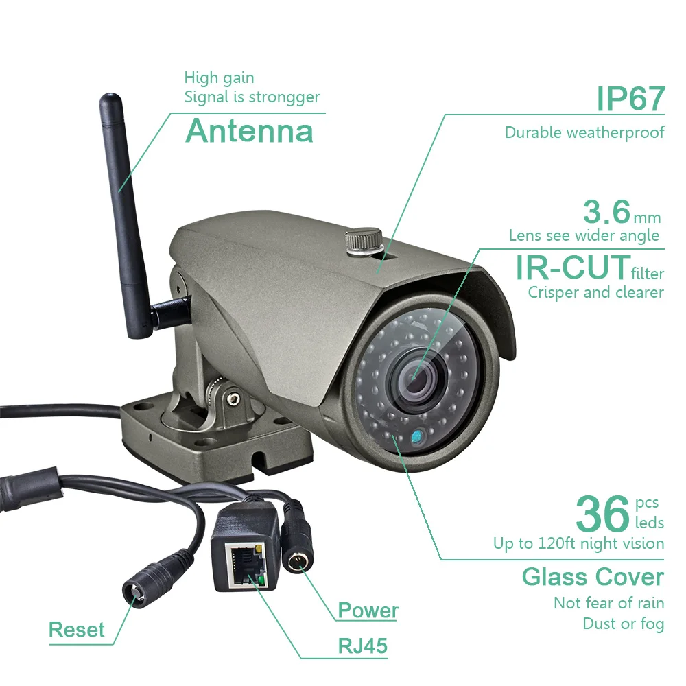 FUERS 1080P WiFi IP камера P2P 2.0MP ночного видения CCTV наблюдения Домашняя безопасность