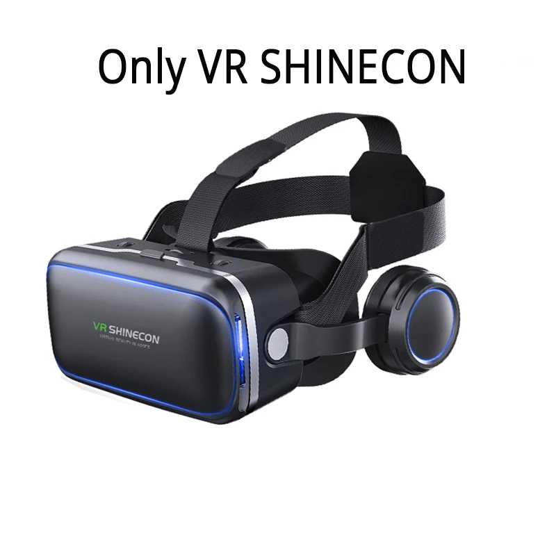 Only SHINECON VR SHINECON 6,0 3D очки виртуальной реальности мини Google Cardboard шлем VR очки гарнитуры VR для 4-6 дюймов мобильного телефона - Цвет: Only SHINECON