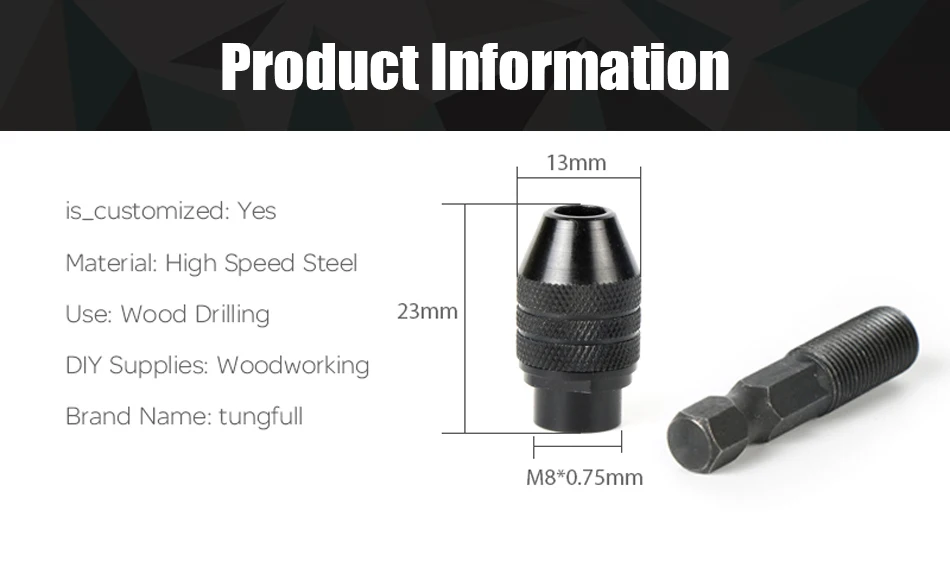 TUNGFULL Tungfull Grind аксессуары Мини дрель адаптер для патронов конвертер цанговый патрон Набор Dremel Аксессуары для вращающихся инструментов