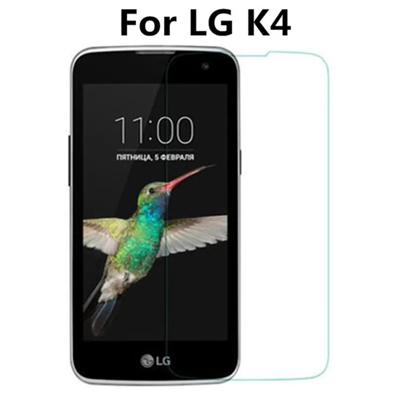 Закаленное стекло для LG K4 LTE Защита экрана K130E K120E K121 2016 Защитная стеклянная пленка